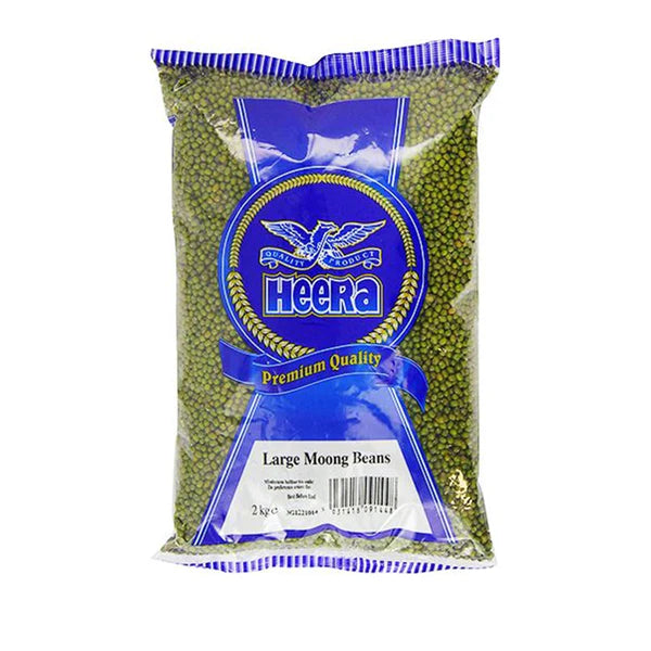 HEERA LARGE MOONG BEANS 2KG [ CHERUPAYAR]