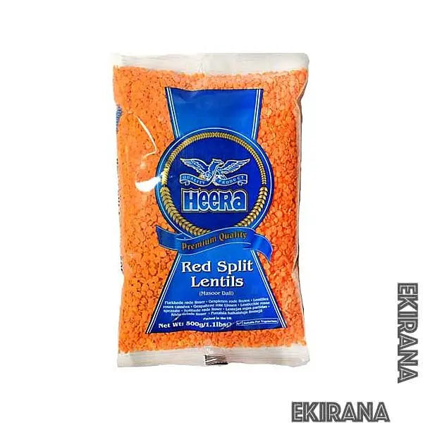 HEERA RED SPLIT LENTILS 500G